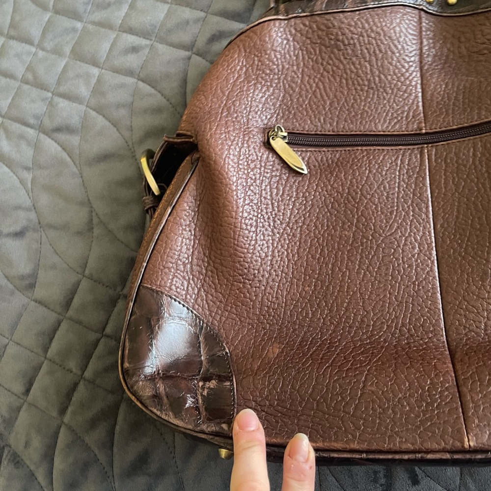 CODICE brown leather bag - Picture 5 of 10